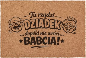 Lábtörlő Nagymama Nagypapa napja Ajándék Kókusz ajtóra 60x40