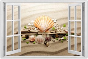 Poszterek 90x60 Kagylók Tengeri homok