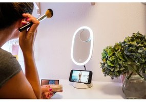 Immax 08970L - LED állítható tükör vezeték nélküli töltéssel LED/18W/230V