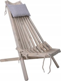 Kerti Szék Összecsukható Fálun Garden Pleasure szürke 960374 fa