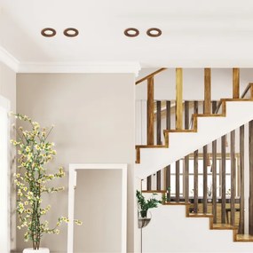 LED mennyezeti lámpa WOODY SPOT LED/5,5W/230V 4000K cseresznye Ø10 cm