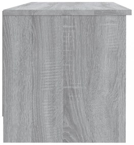 szürke sonoma színű szerelt fa TV-szekrény 102 x 35,5 x 36,5 cm