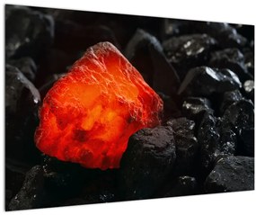 Kép - Izzó ásvány (90x60 cm)