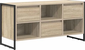 vidaXL TV szekrény fiókkal Sonoma 100 x 36 x 49,5 cm Faanyag