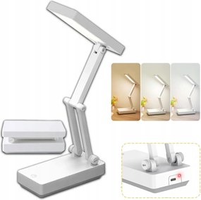 Hordozható Asztali Lámpa Éjjeli Asztali Led Érintőképernyős Tanuló Lámpa Töltő