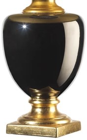 ONLI - Asztali lámpa MOZART 1xE27/22W/230V fekete/arany 67 cm