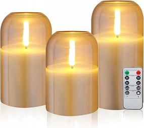 Cclife Dekorációs Led Gyertyák 3 Db