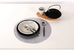 Ezüstszínű tányéralátét, ⌀ 38 cm - Tiseco Home Studio
