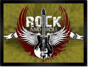 Poszterek keretben 40x30 Rock and Roll