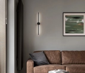 Fürdőszoba Fali Lámpa Fekete ADEN NOVA LUCE 9081102