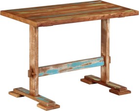 vidaXL tömör újrahasznosított fa étkezőasztal 110x55x78 cm