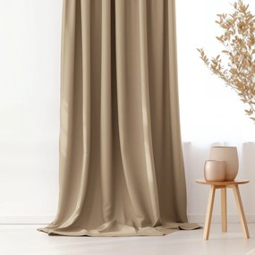 Goldea rongo dekoratív drapéria - barna 160x145 cm