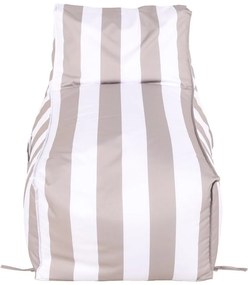 Fehér-szürke kerti babzsák – Bonami Essentials