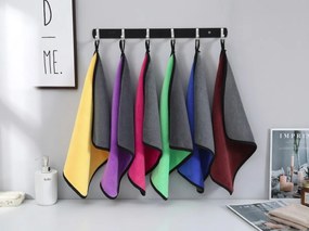 Mikroszálas törlőkendő MICROZA 30x40 cm - több színű Termék színe: Rózsaszín
