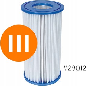 Szűrőbetét Kartusos Medence Szivattyúhoz III Típus Bestway