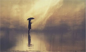 Fotótapéta Flizelin Dekoratív Hálószoba Rejtélyes jelenet 416x254