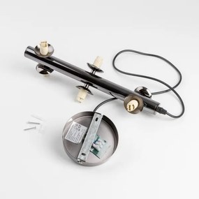 Brilagi - LED Csillár zsinóron MILLA 6xG9/3W/230V fényezett króm/arany