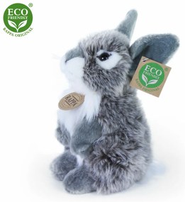 Rappa álló nyúl plüss, szürke, 20 cm ECO-FRIENDLY