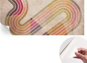 Dekoratív öntapadós fotótapéta Hálószobába Geometrikus vonalak 250x104