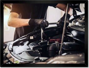 Poszterek keretben 40x30 Autó motor javítás