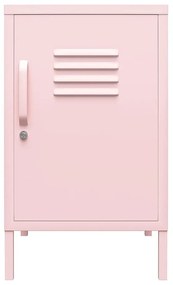 Világos rózsaszín fém éjjeliszekrény Cache – Novogratz