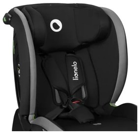 Lionelo - Autósülés AART i-Méret 40-150 cm fekete/szürke