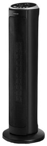 Sencor - Kerámia fűtőelemes ventilátor 1300/2200W/230V fekete + távirányító