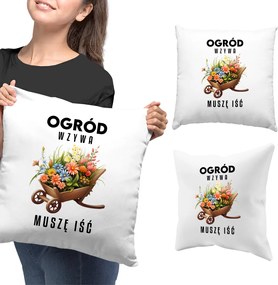 A kert hív, mennem kell Párna Ajándék Kertésznek