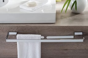Erga NATURA, falra szerelhető WC papír tartó, króm, ERG-04312