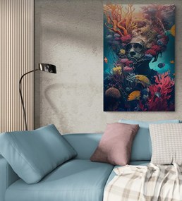 Kép szürrealista búvár