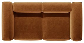 Téglavörös kanapé 224 cm Bergano – Cosmopolitan Design