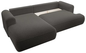 Sarokkanapé Olivo I (B)  (sötétszürke + fekete). 1098980