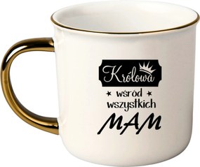 Bögre Fehér Arany Rant Ajándék Vicces Anyák Napja Királynő Anya