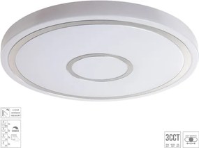 Prezent 71342 - dimmelhető LED mennyezeti lámpa MOZAN LED/40W/230V 3000/4000/6500K fehér