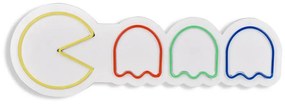 Műanyag LED-es fali dekoráció, Pacman - Multicolor