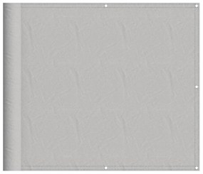 világosszürke 100% oxford poliészter erkélyparaván 90 x 500 cm