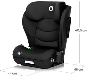 Lionelo - Autós gyerekülés NEAL i-Size 100-150 cm Fekete karbon