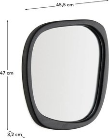 Fali tükör tömörfa kerettel 45,5x47 cm Alura – Kave Home