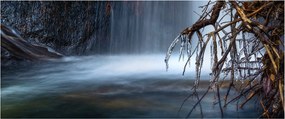 Egy téli lagúna képe (120x50 cm)