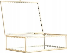 Ékszertartó doboz Grazia arany 18x13x5,5 cm Homla