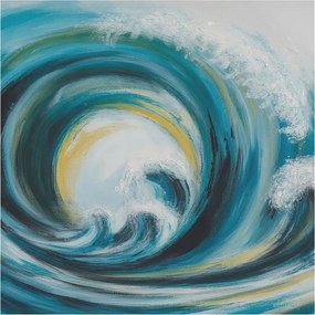 Dekoratív fotótapéta Hálószobába Tengeri hullám 250x250 Ragasztó