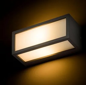 RENDL DURANT fali lámpa antracit 230V LED E27 15W IP54