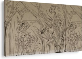Kép - A növények körvonalai (90x60 cm)