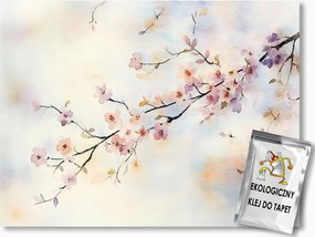 Fotótapéta Flizelina Természet Fa Ág Virágok Tavasz Nyár 368x254 ragasztó