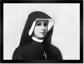 Poszterek keretben 40x30 Szent Fausztina Kowalska