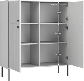 ARIS 2D2D szekrény, szürke