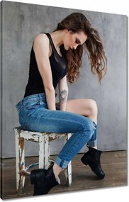 Vászonkép 60x80 Csinos nők Csajok Nagymamák