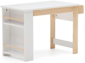 Gyerek íróasztal fehér asztallappal 40x77 cm Serwa – Kave Home