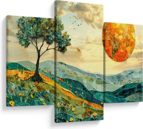 Kép - Tájkép illusztráció (90x60 cm)