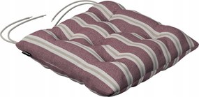 Jacek székpárna 38x38 piros-bézs csíkos